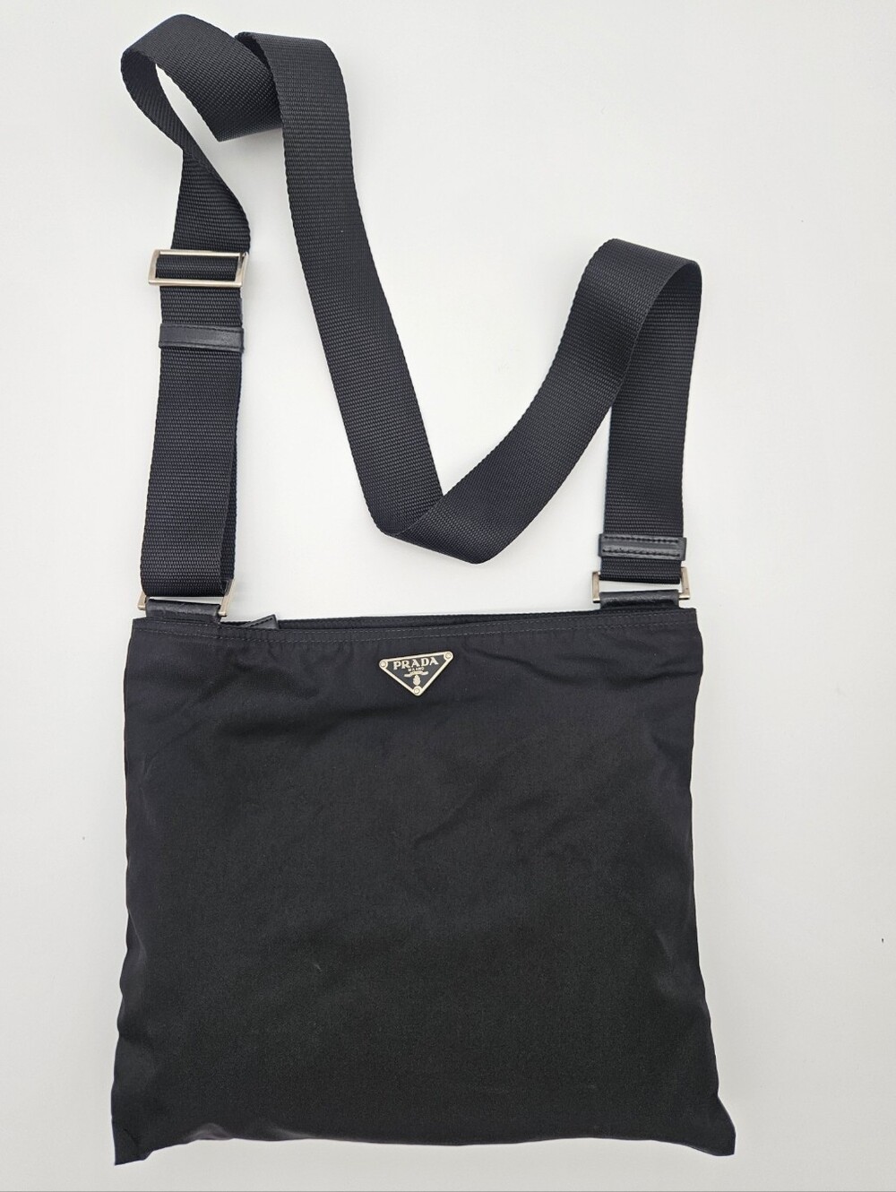 Authentic Prada Nylon Shoulder Bag #4392M